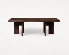 Contemporary Coffee Table 'Farmhouse' by FRAMA, Dark Oak, Rectangle