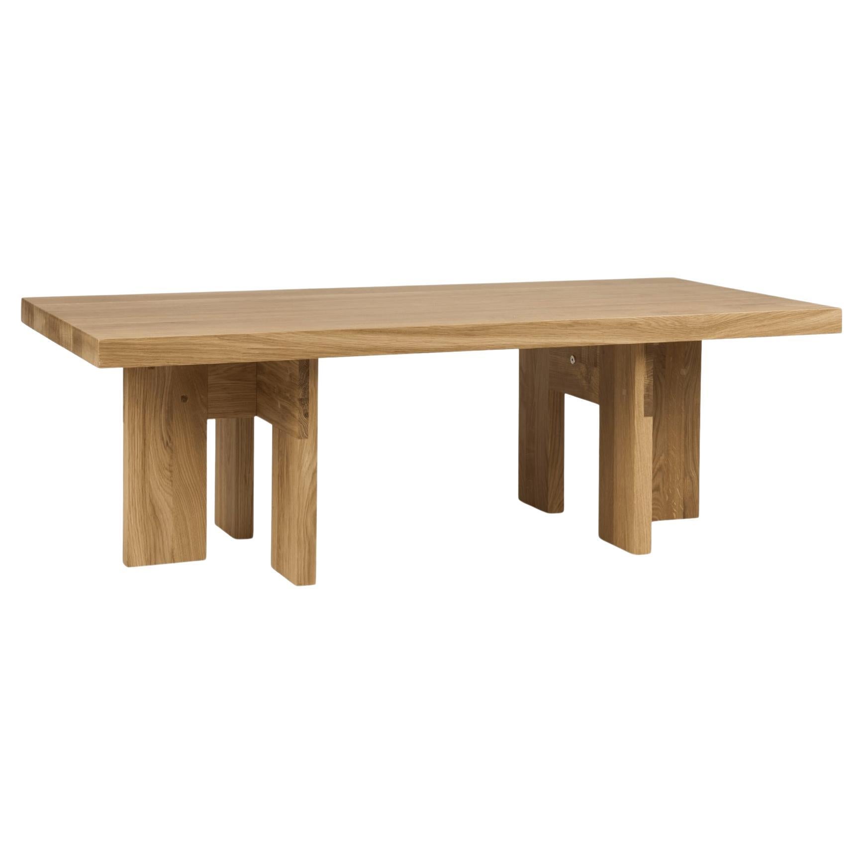 Pre-owned Frama Contemporary Coffee Table 'farmhouse' By , Natural Oak, Rectangle In Brown