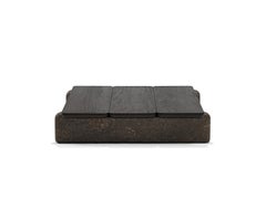 Table basse contemporaine 'Forma', par Linteloo, Oak et Marbre