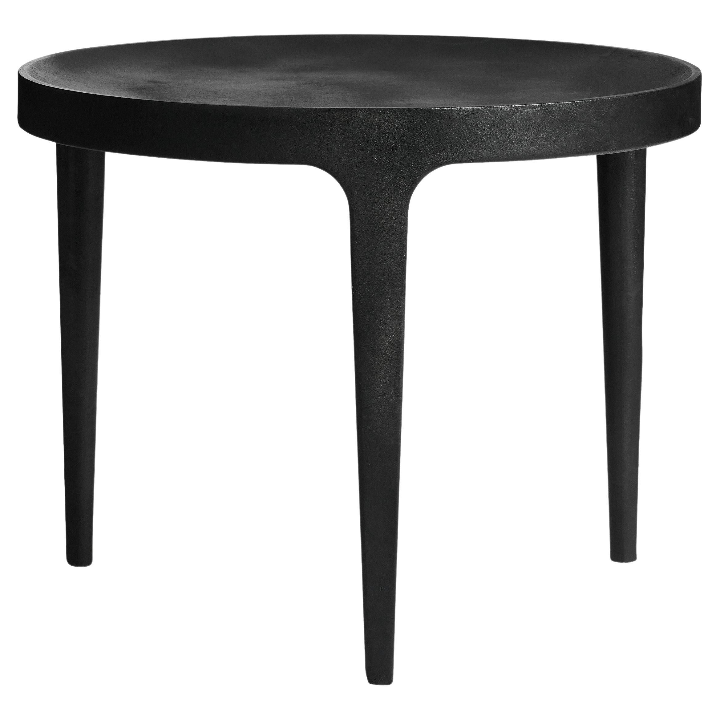 Contemporary Coffee Table 'Ghost' by Fogia, Black Aluminium For Sale