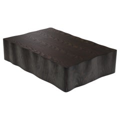 Contemporary Coffee Table 'Iwa' by LINTELOO, 120-60, Dark Ebony Oak