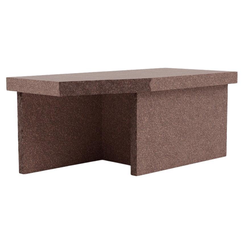 Mesa de centro contemporánea "Kern" de Monica Förster X Fogia, Terracota marrón