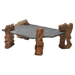 Contemporary Coffee Table Lionel Jadot 'Big Bear Grinder' Belgian Art and Design