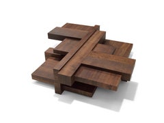 Tavolino da caffè contemporaneo "Manhattan", di Linteloo, Oak Brown fumé