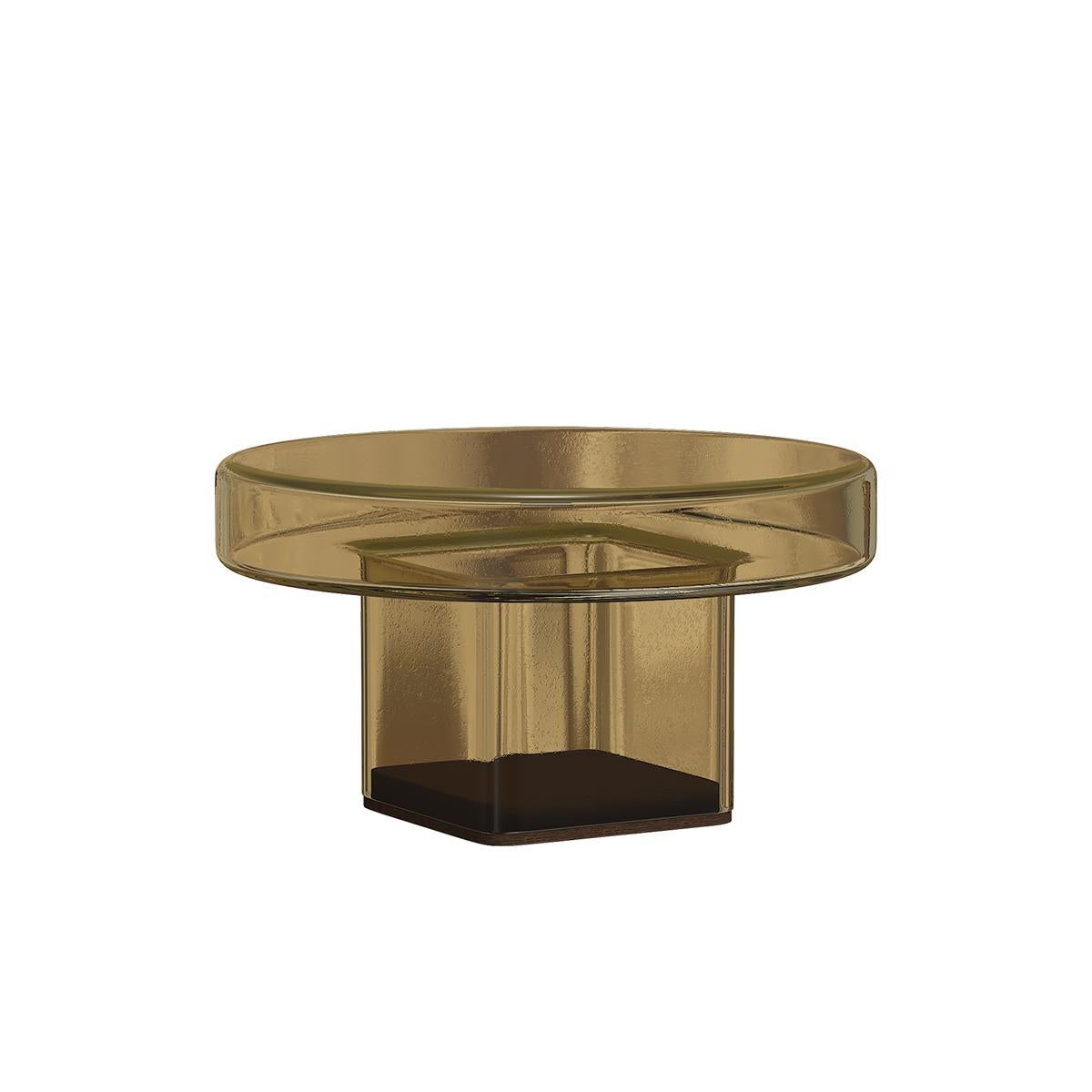 Scandinavian Modern Contemporary Coffee Table 'Naked' by Norr11, Bottle Green For Sale