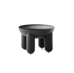 Tavolino da caffè o side table contemporaneo 'Freyja 1' di NOOM, legno di frassino nero