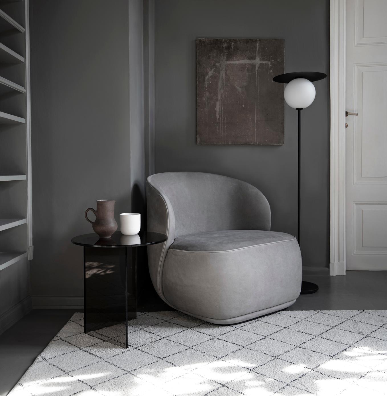Tavolino contemporaneo 'Pond' in vetro bronzo in vendita 4