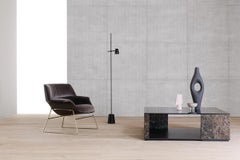 Tavolino contemporaneo 'Quattropietre', Marmo Emperador, Rettangolare