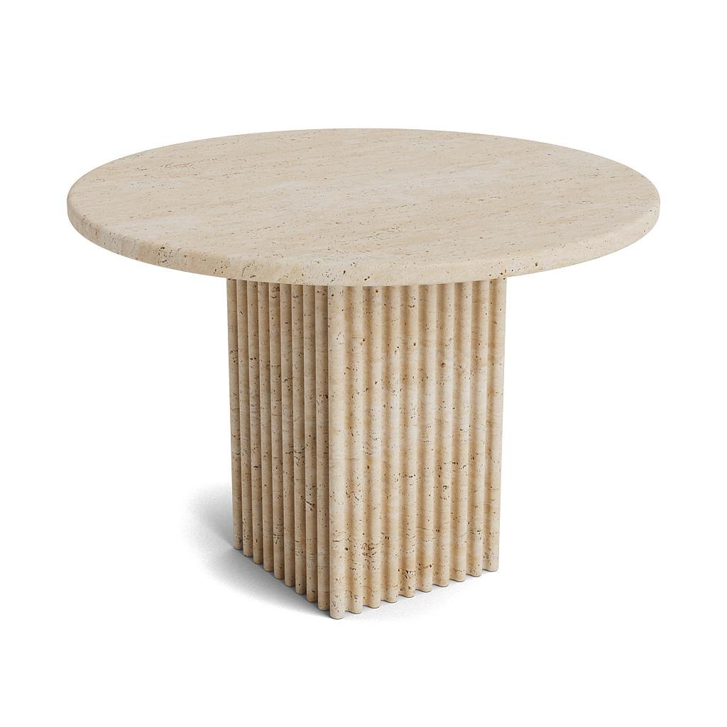 Contemporary Couchtisch 'SOHO' von Norr11, Grauer Travertin im Angebot 7
