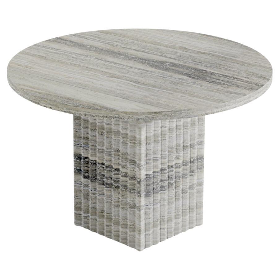 Contemporary Couchtisch 'SOHO' von Norr11, Grauer Travertin