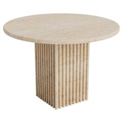 Table basse contemporaine 'SOHO' par Norr11, basse, travertin