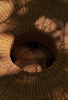 Fango Coffee Table, Sustainable Natural Yaré Fiber