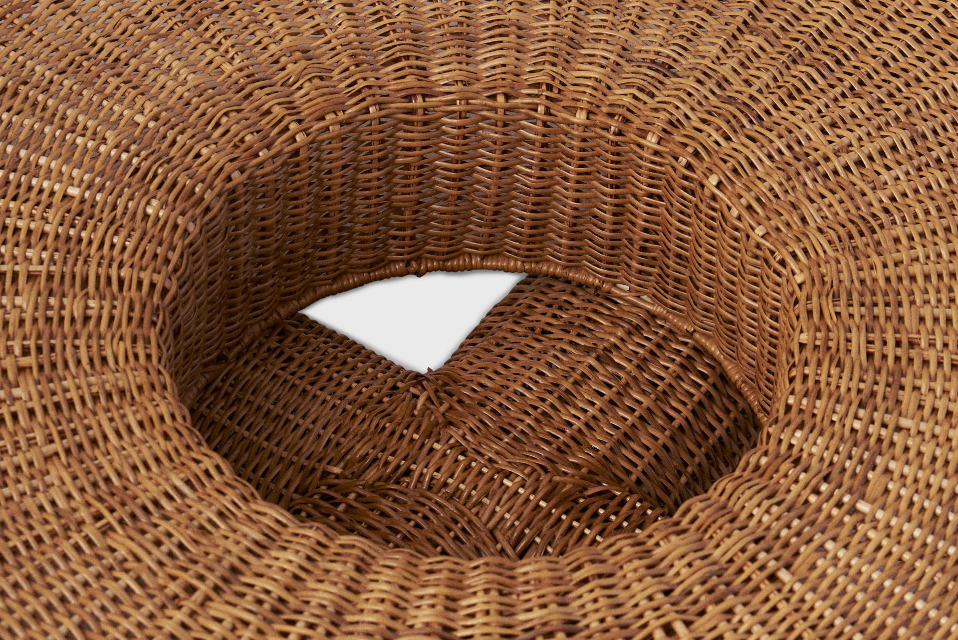 Métal Table basse Fango, fibre Yaré naturelle et durable  en vente