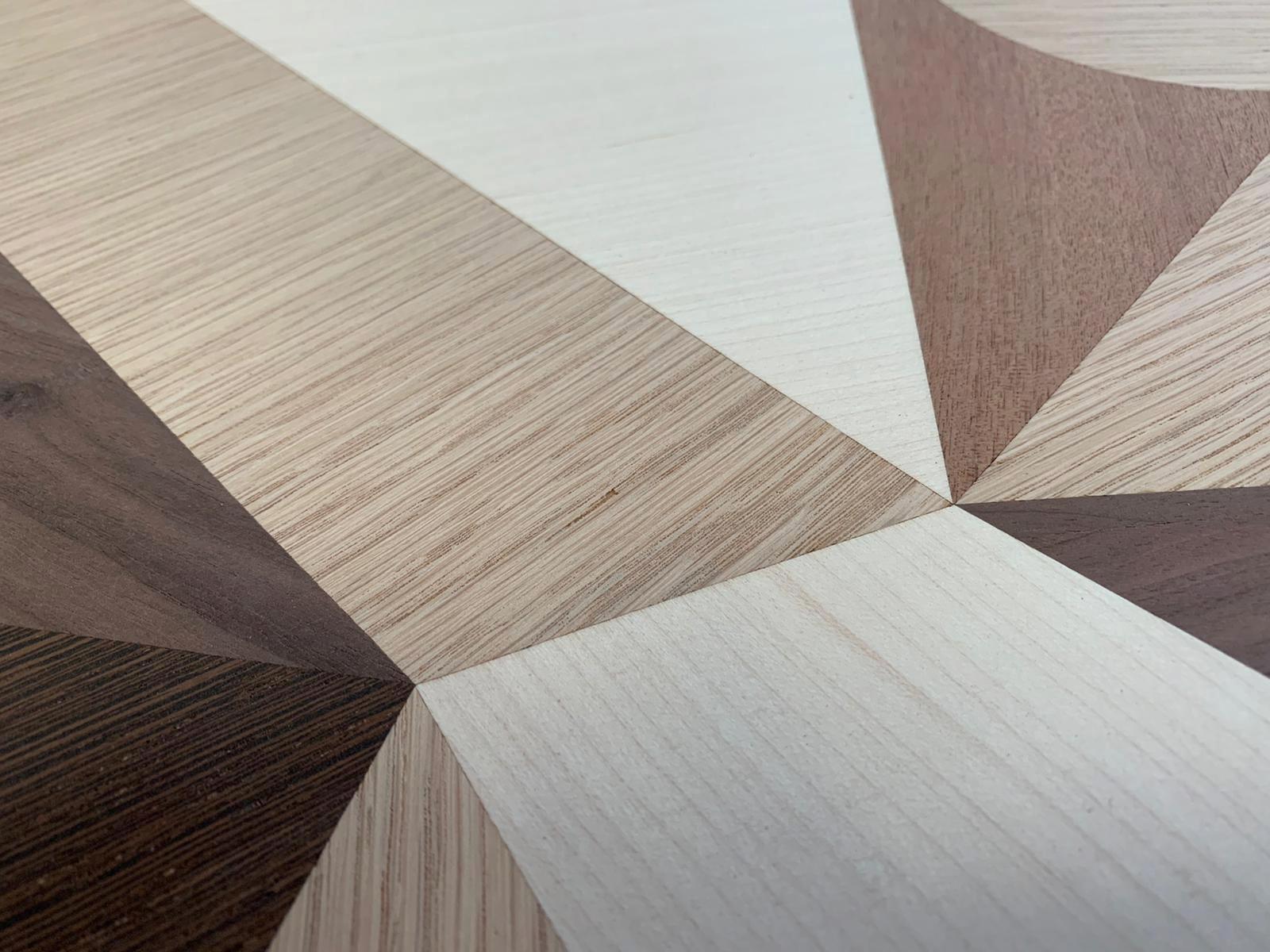 Contemporary Coffee Table Marzia Boaglio Living Room Coffee Table Walnut Wood Brown For Sale 3