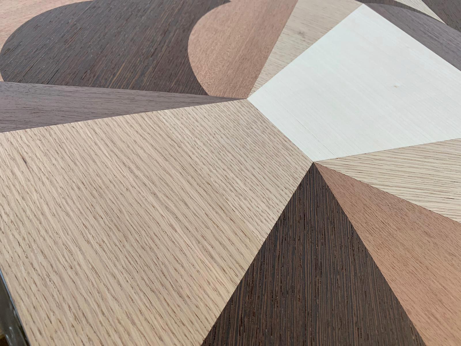 Contemporary Coffee Table Marzia Boaglio Living Room Coffee Table Walnut Wood Brown For Sale 5