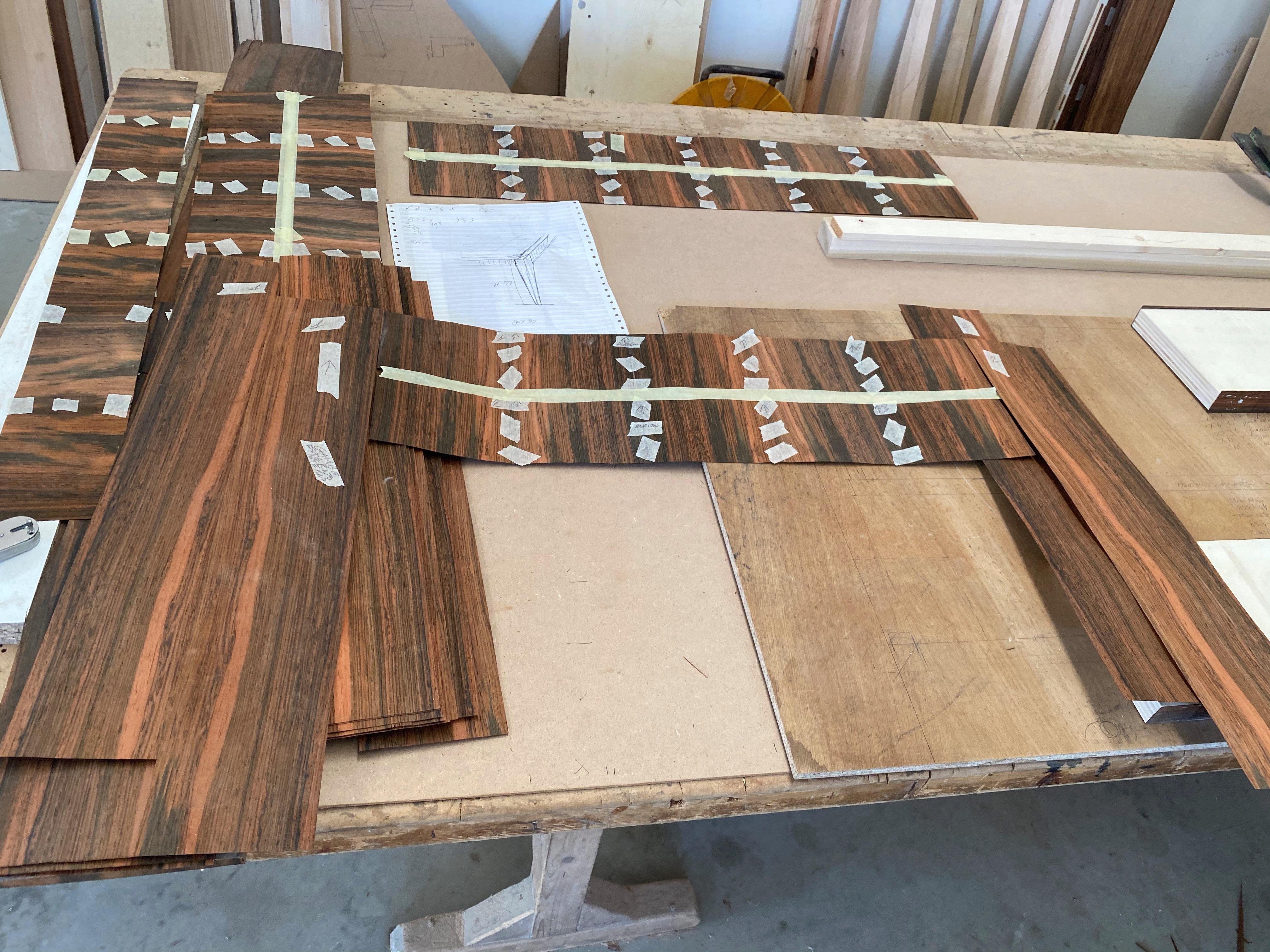 Contemporary Coffee Table Marzia Boaglio Living Room Coffee Table Walnut Wood Brown For Sale 9