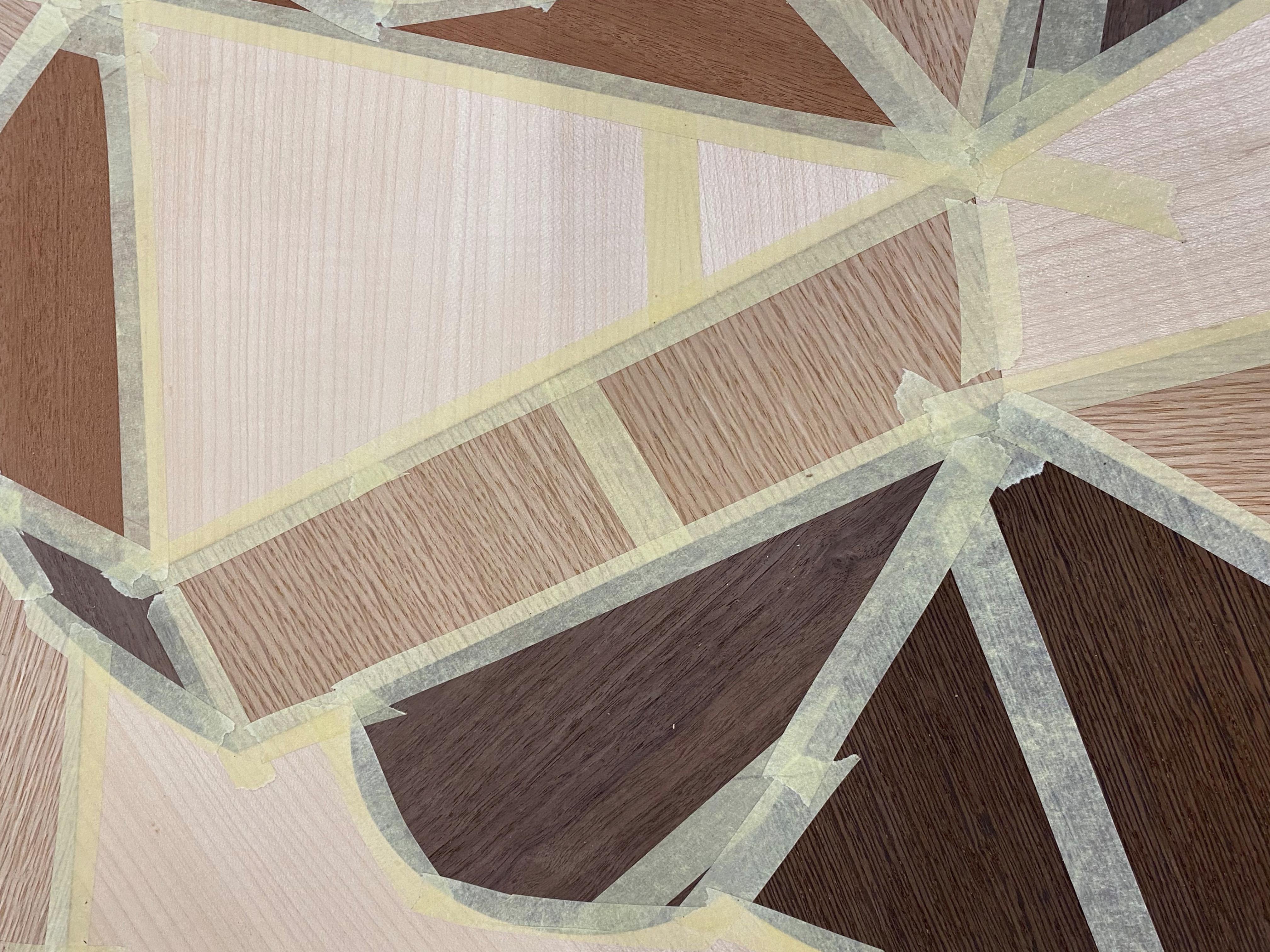 Inlay Contemporary Coffee Table Marzia Boaglio Living Room Coffee Table Walnut Wood Brown For Sale