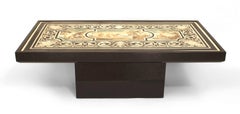 Italian Neoclassic Style Scagliola Classical Scene Coffee Table