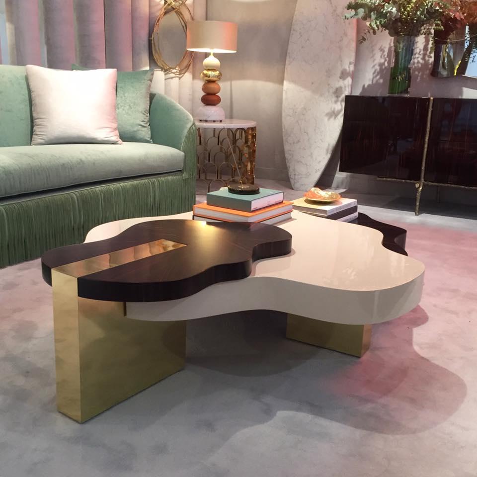 Contemporary Coffee Table With Different Cascading Tops In New Condition For Sale In New York, NY