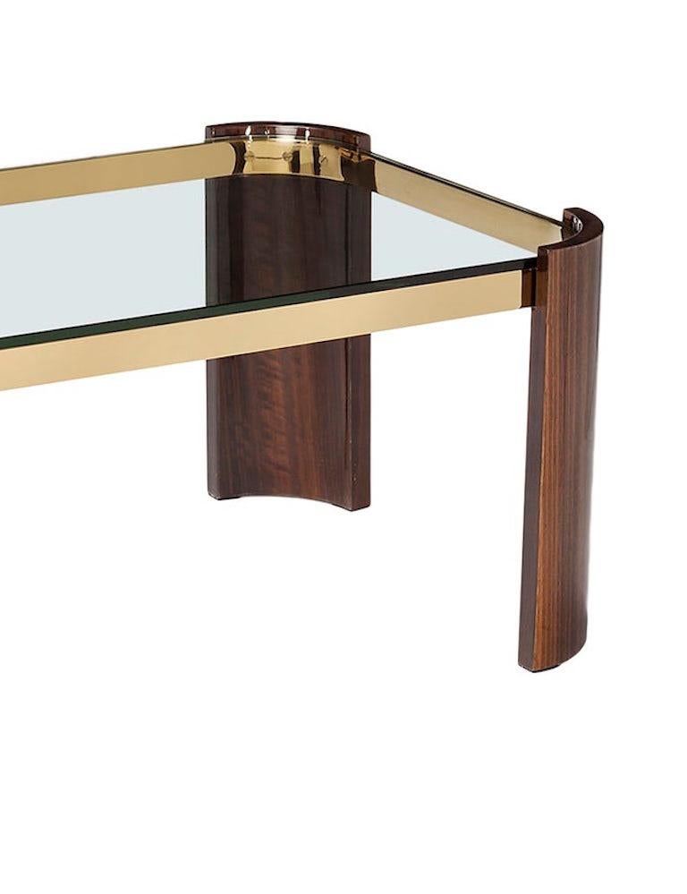 contemporary glass coffee table