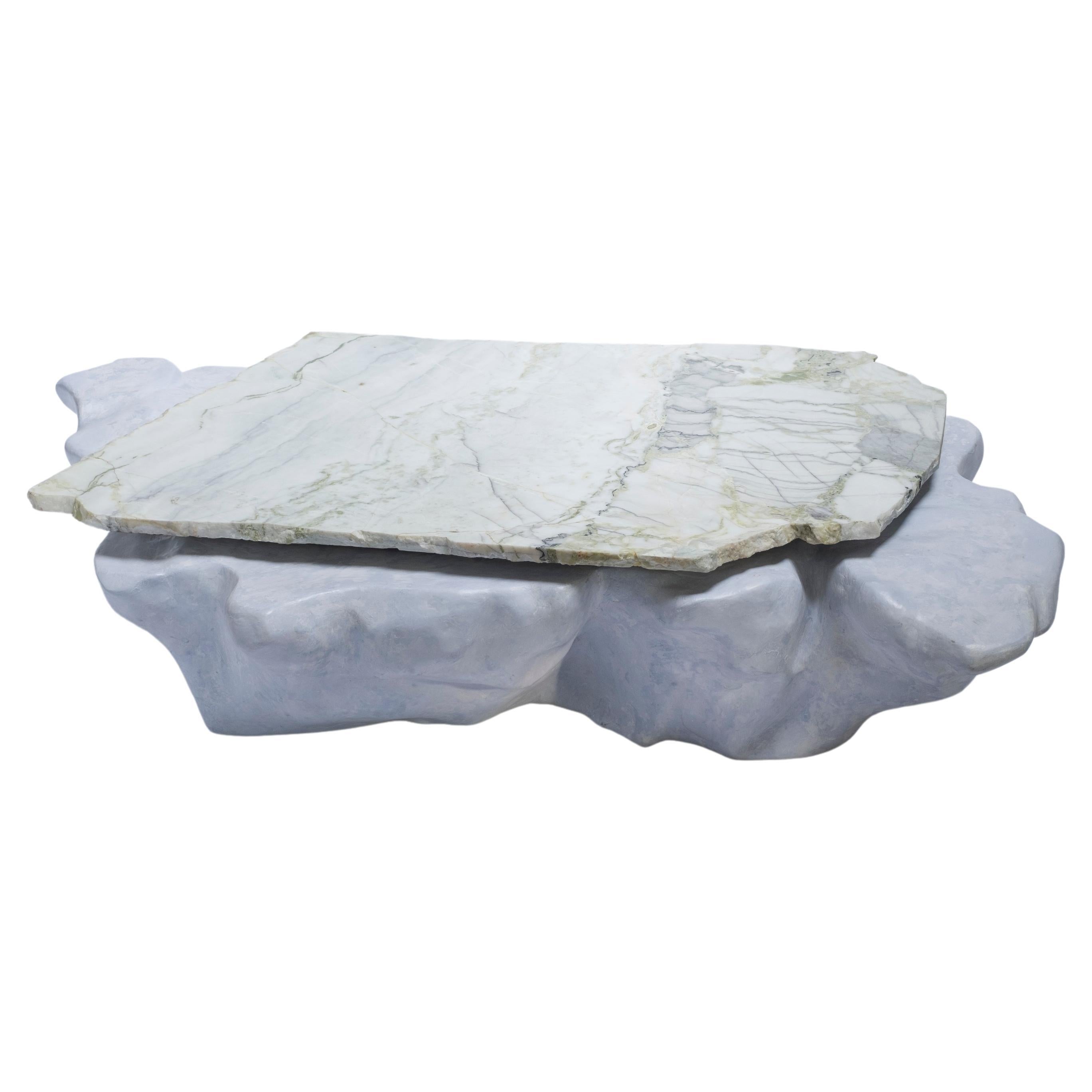 Contemporary Coffee Table with Marble, Studio Gert Wessels For Sale
