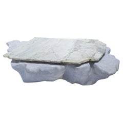 Contemporary Coffee Table with Marble, Studio Gert Wessels