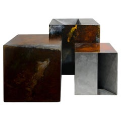 Contemporary Coffee Tables by Tomasz Danielec, Raw Steel, Rust