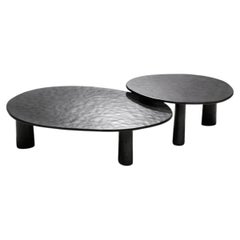 Contemporary Coffee Tables 'Charles', by LINTELOO, Set of 2, Anthracite