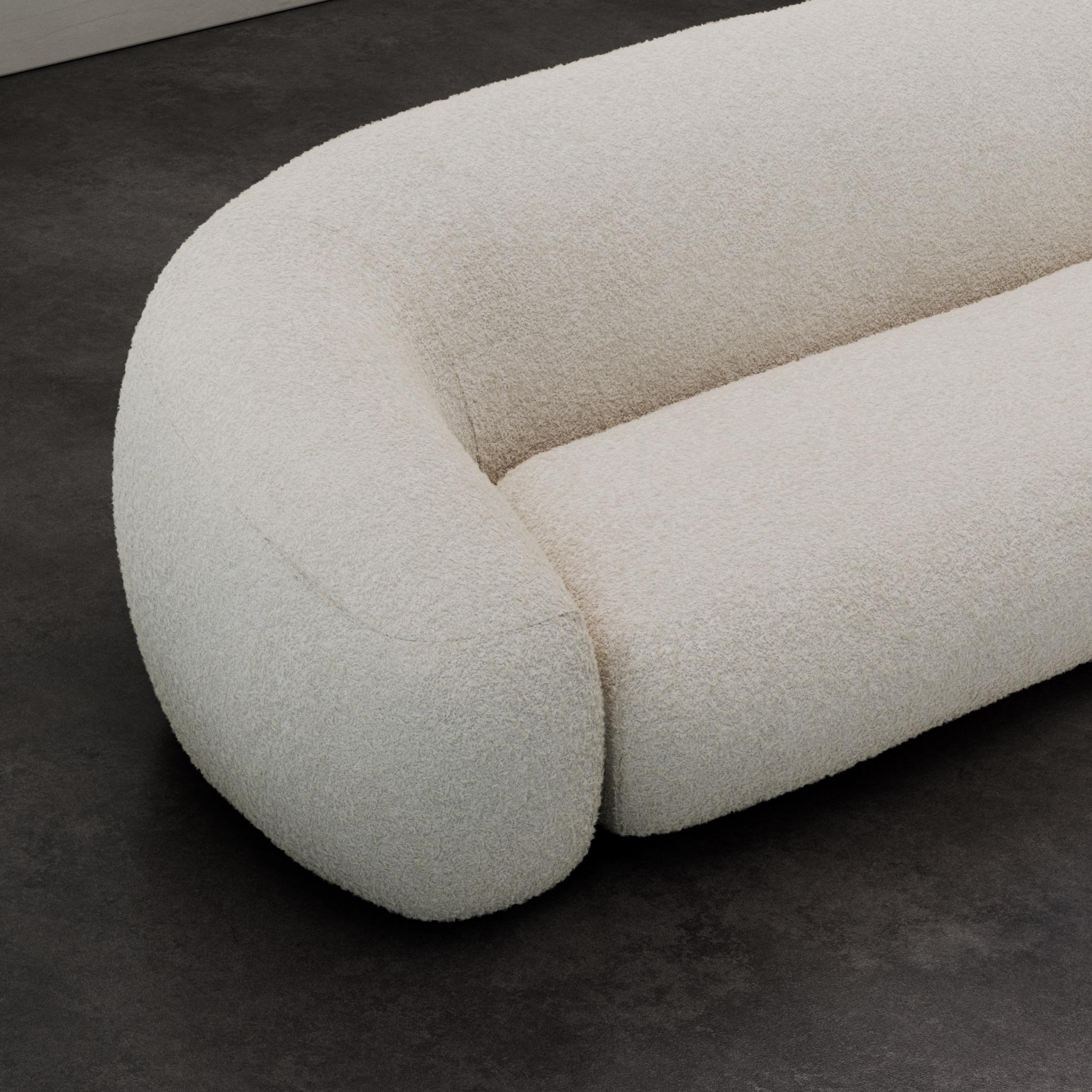 Contemporary Colar 2-Sitzer Sofa mit weicher Form im Angebot 5