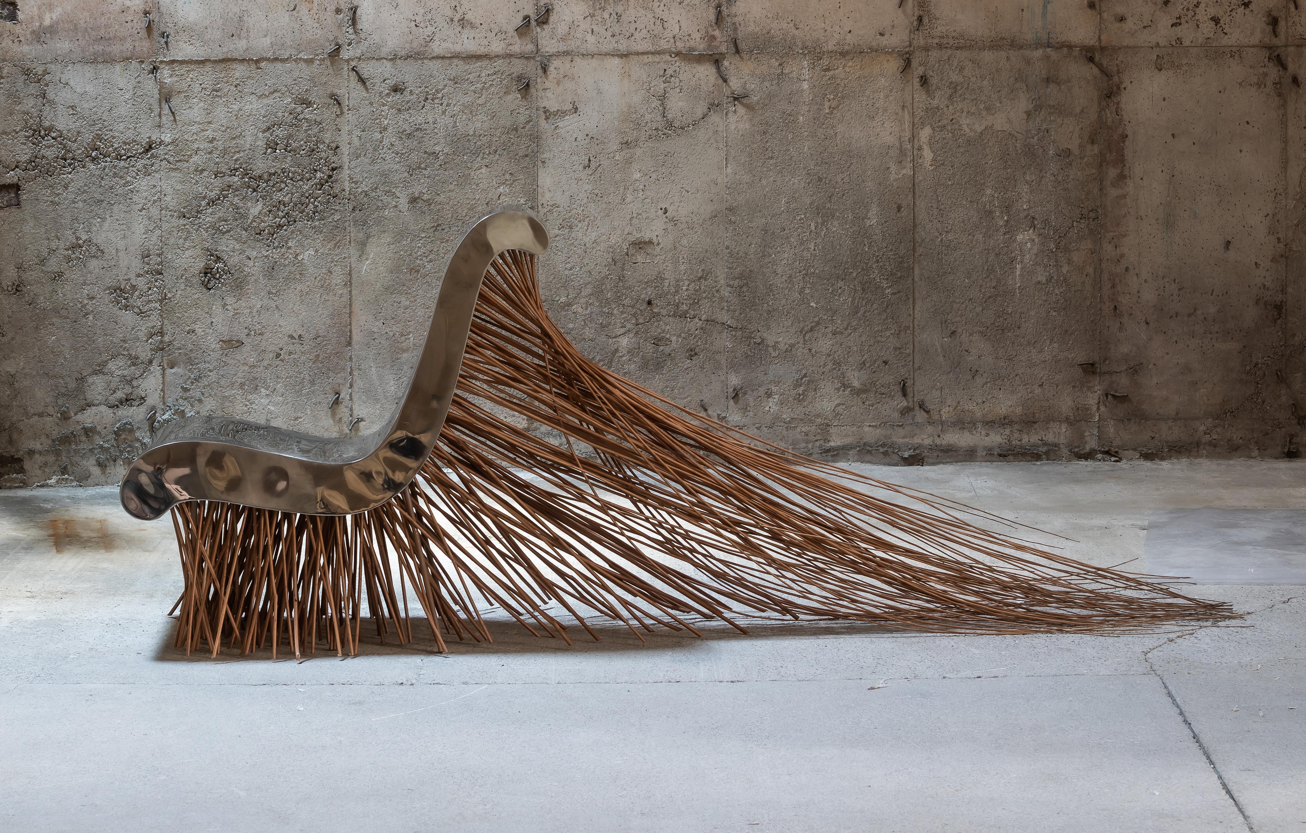 Chaise longue / escultura de suelo contemporánea de colección, SIE29 de Paweł Grunert en Nuevo estado para la venta en Warsaw, PL