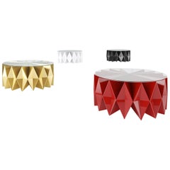 Table basse contemporaine Colletto en aluminium par Altreforme