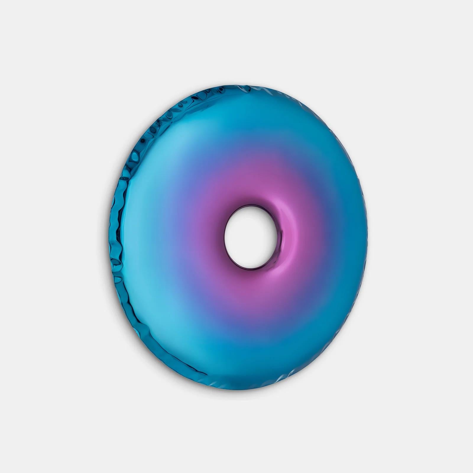 Zeitgenössischer farbiger Spiegel „Rondo 120“ Helix Nebula TA von Zieta (Organische Moderne) im Angebot