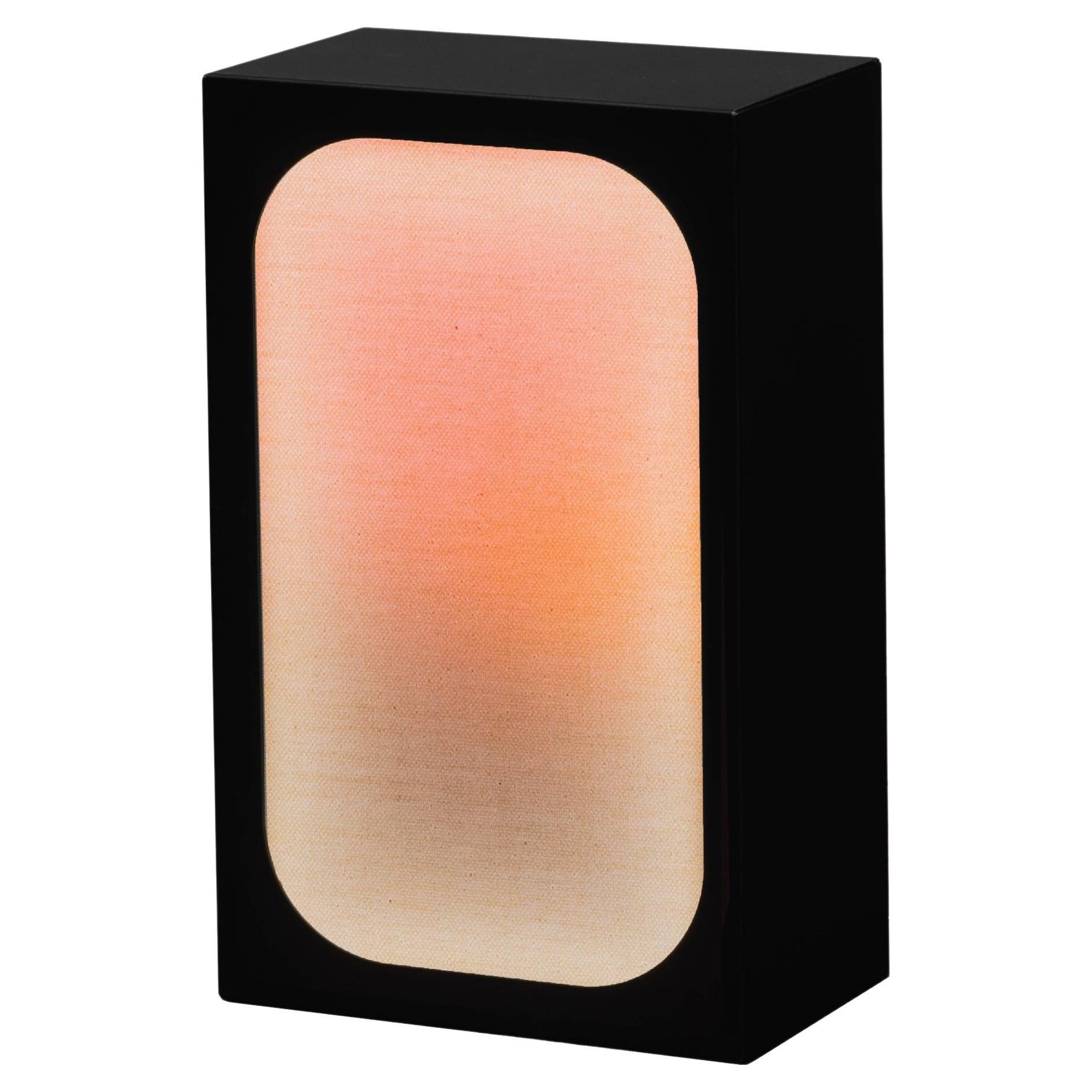 Contemporary Farbige Tischlampe,  Orange Brown, Serie Baechae von Atelier Jun im Angebot
