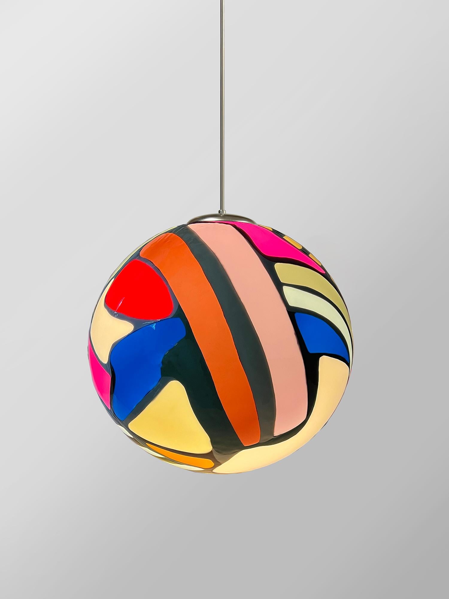 Contemporary Colorful Prism Meta Pendant Light by Elyse Graham In New Condition For Sale In Springfield, OR