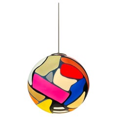 Contemporary Colorful Prism Meta Pendant Light by Elyse Graham