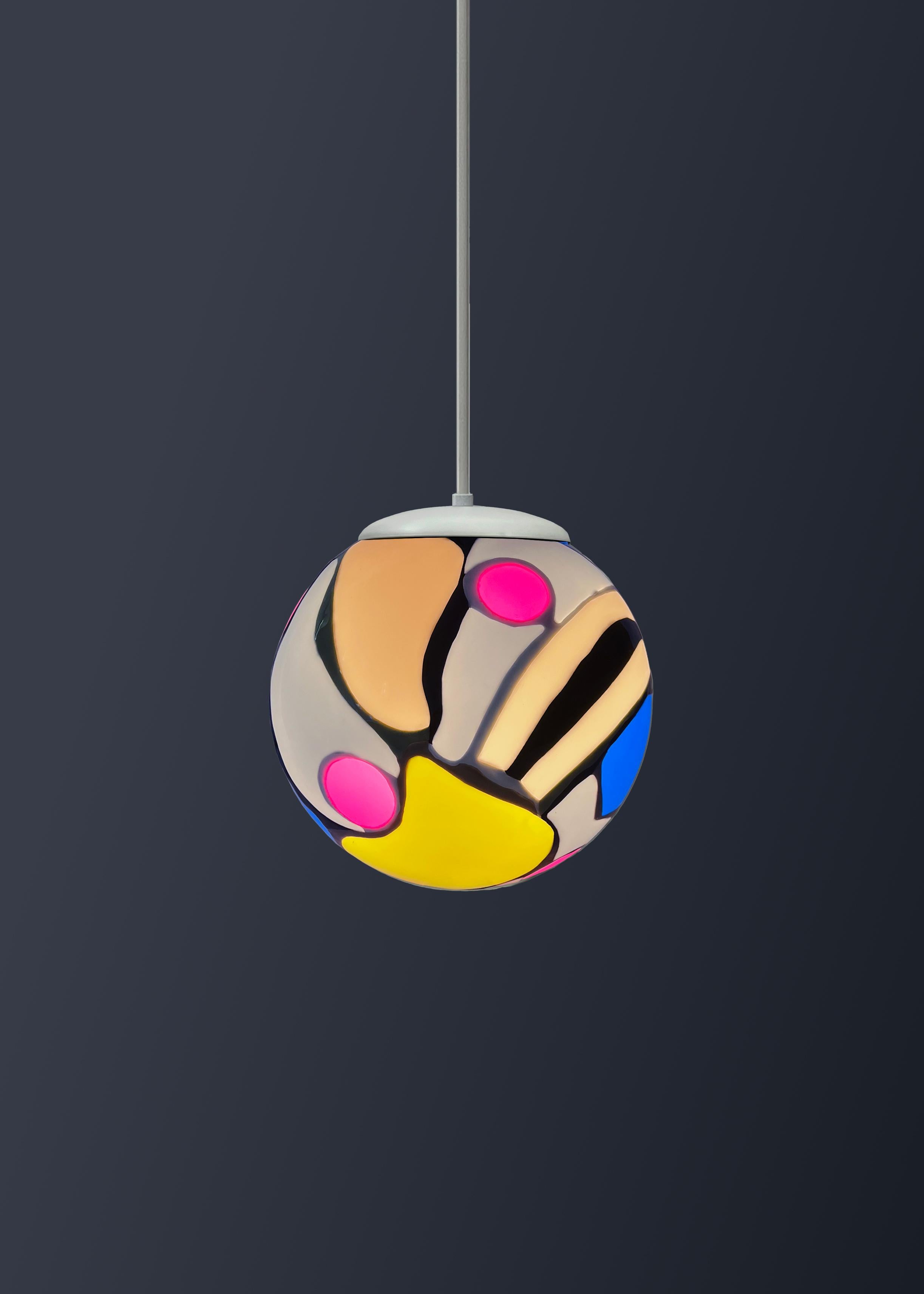 Lampada a sospensione Contemporary Colorful Quark Meta di Elyse Graham in vendita 4