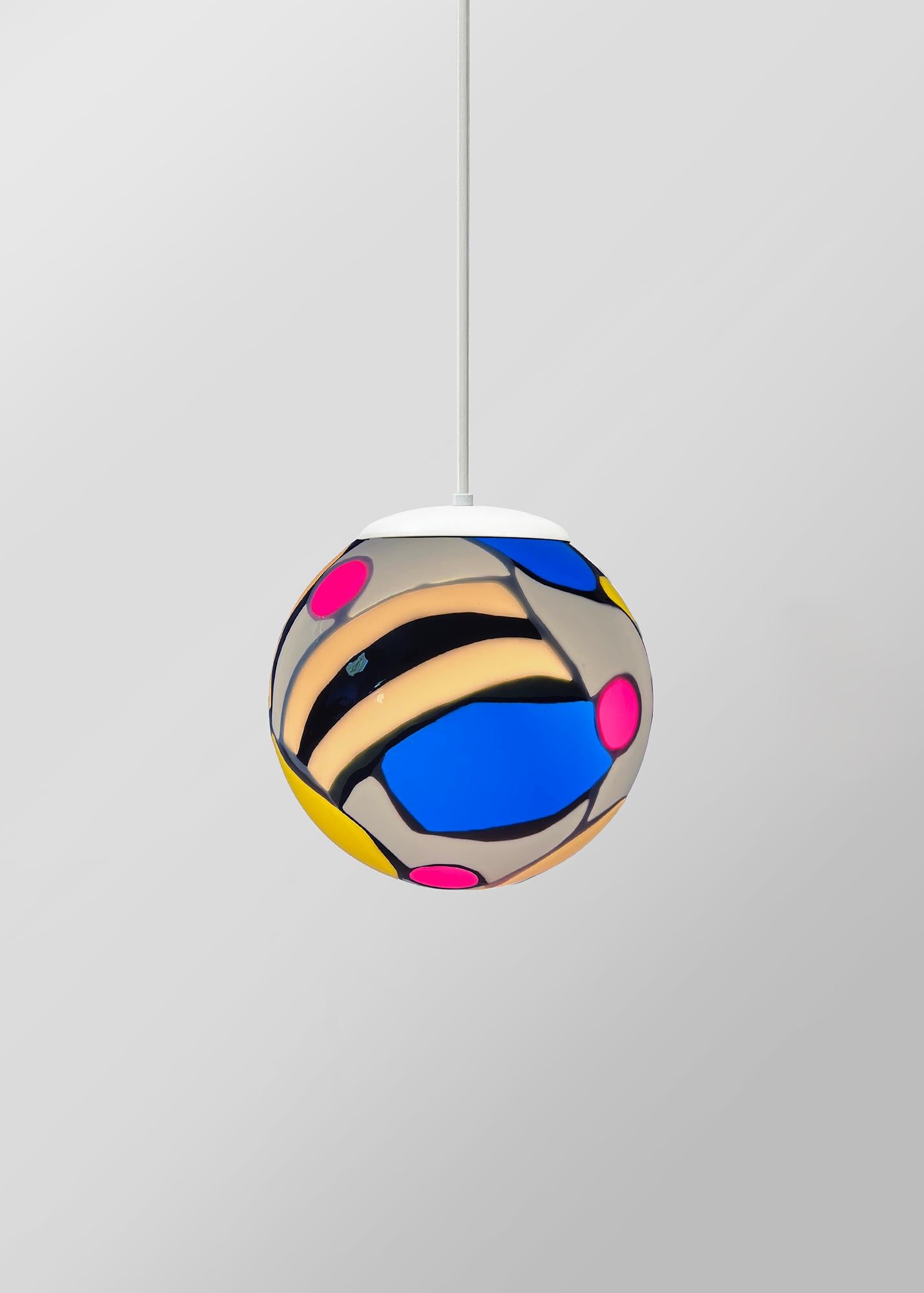 Lampada a sospensione Contemporary Colorful Quark Meta di Elyse Graham in vendita 1