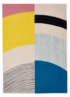 Contemporary Colorful Rug inspired by Seoul's Aesthetic