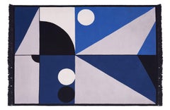 Contemporary Colorful Rug inspired by Shangai's Aesthetic