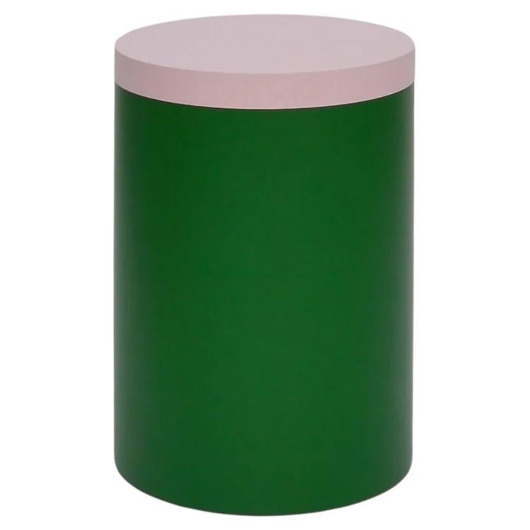 Contemporary Coloured Form Stool 01 in Lacquered Wood For Sale
