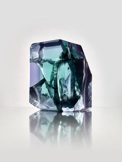 Contemporary colourful resin GEM side table by Cobra Studios