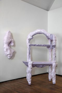 Futuristic Rubber Freestanding Shelf