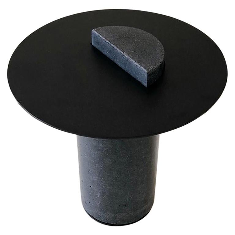 Contemporary Concrete Side Table, Collar by Oliver Whyte