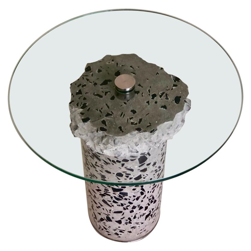 Contemporary Concrete Side Table, Rough by Oliver Whyte For Sale at 1stDibs