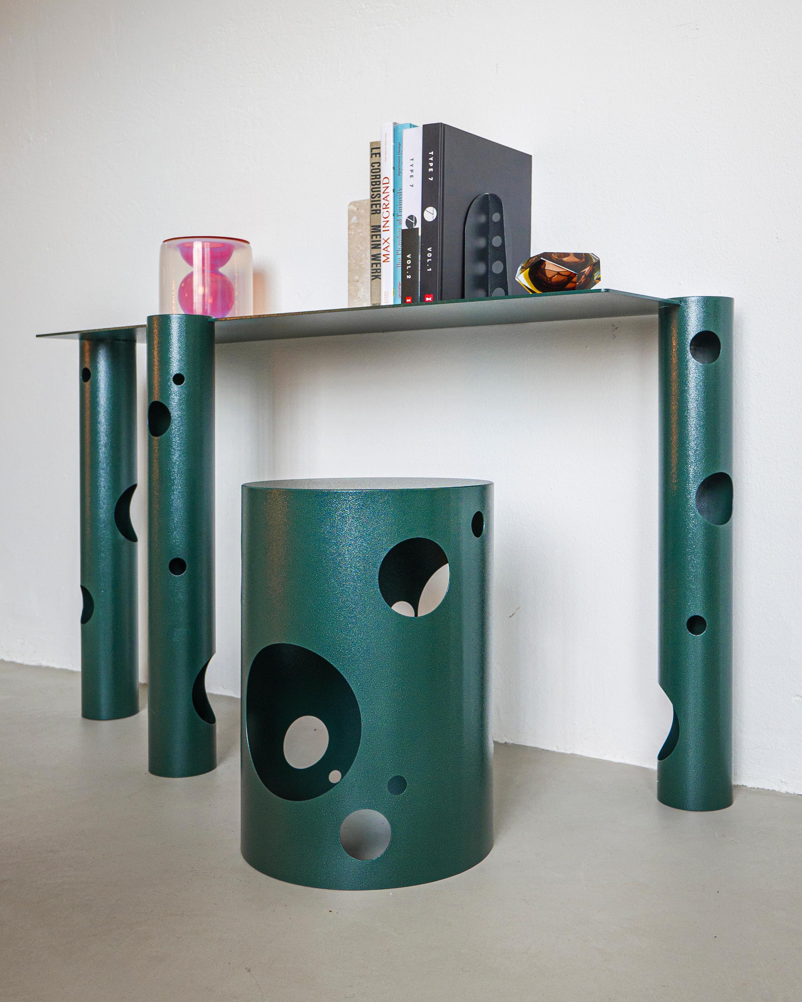Credenza contemporanea Greene & Greene & Greene & Specchio di Spinzi, Industrial Chic in vendita 2