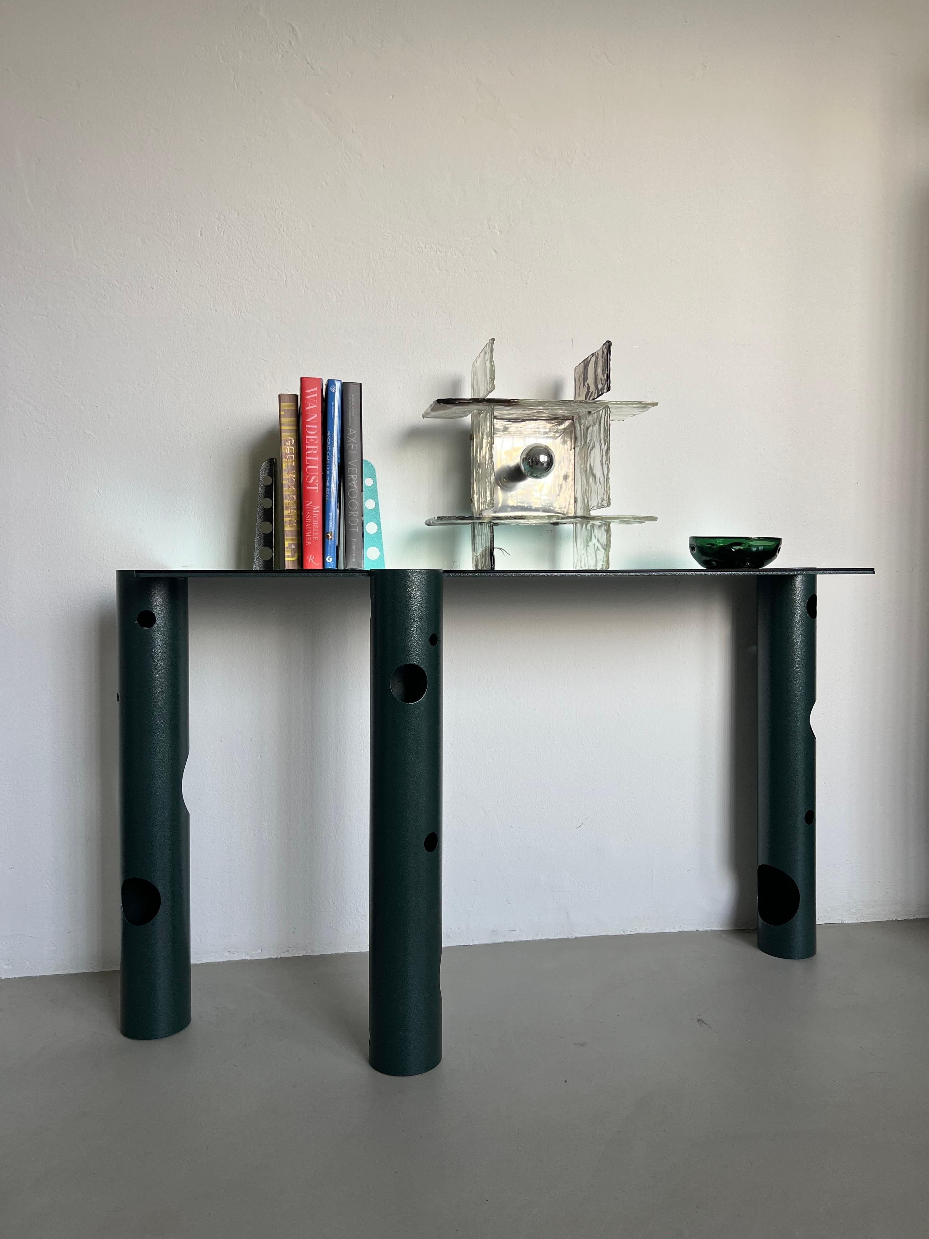 Credenza contemporanea Greene & Greene & Greene & Specchio di Spinzi, Industrial Chic in vendita 4