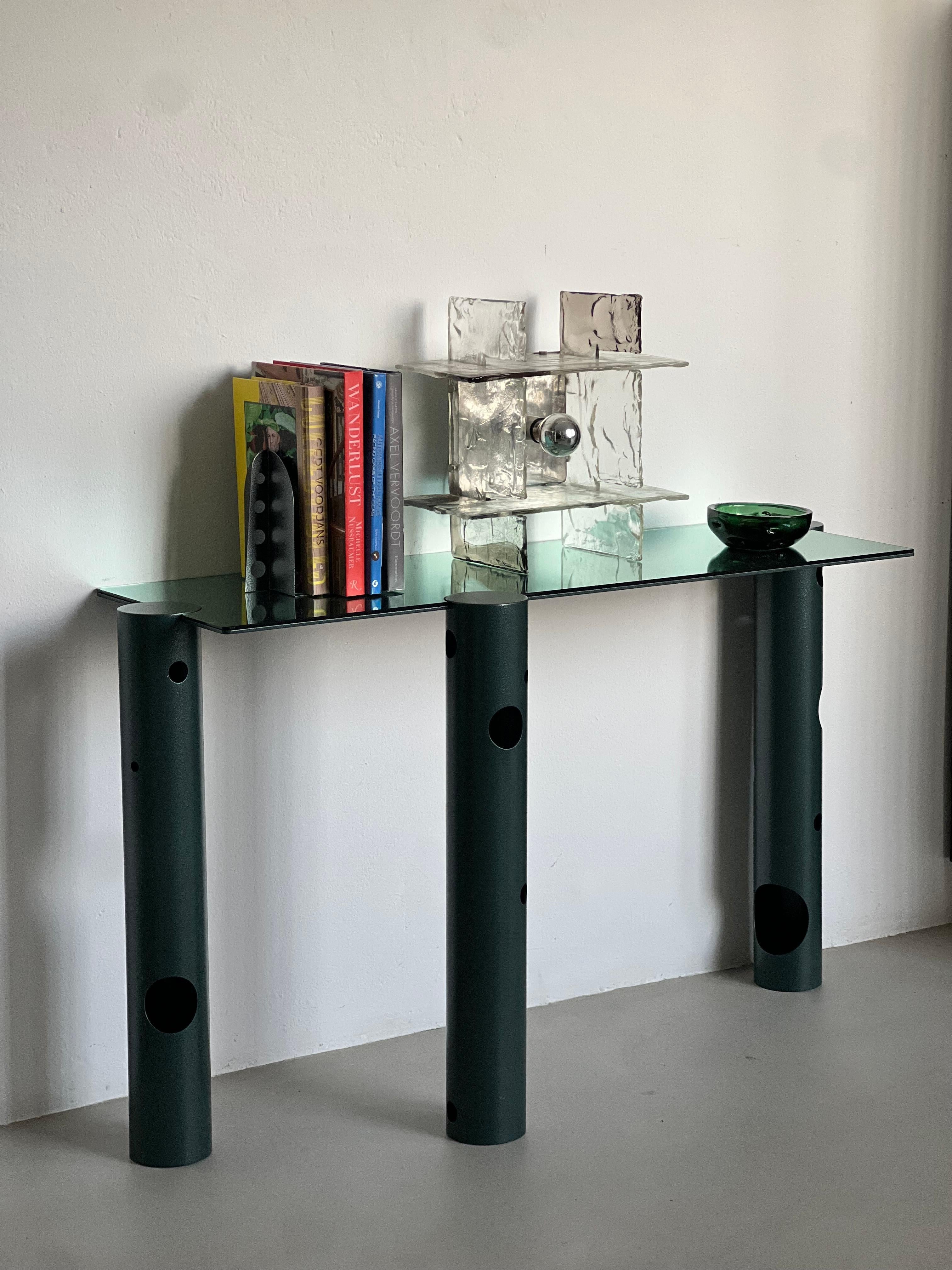 Credenza contemporanea Greene & Greene & Greene & Specchio di Spinzi, Industrial Chic in vendita 7