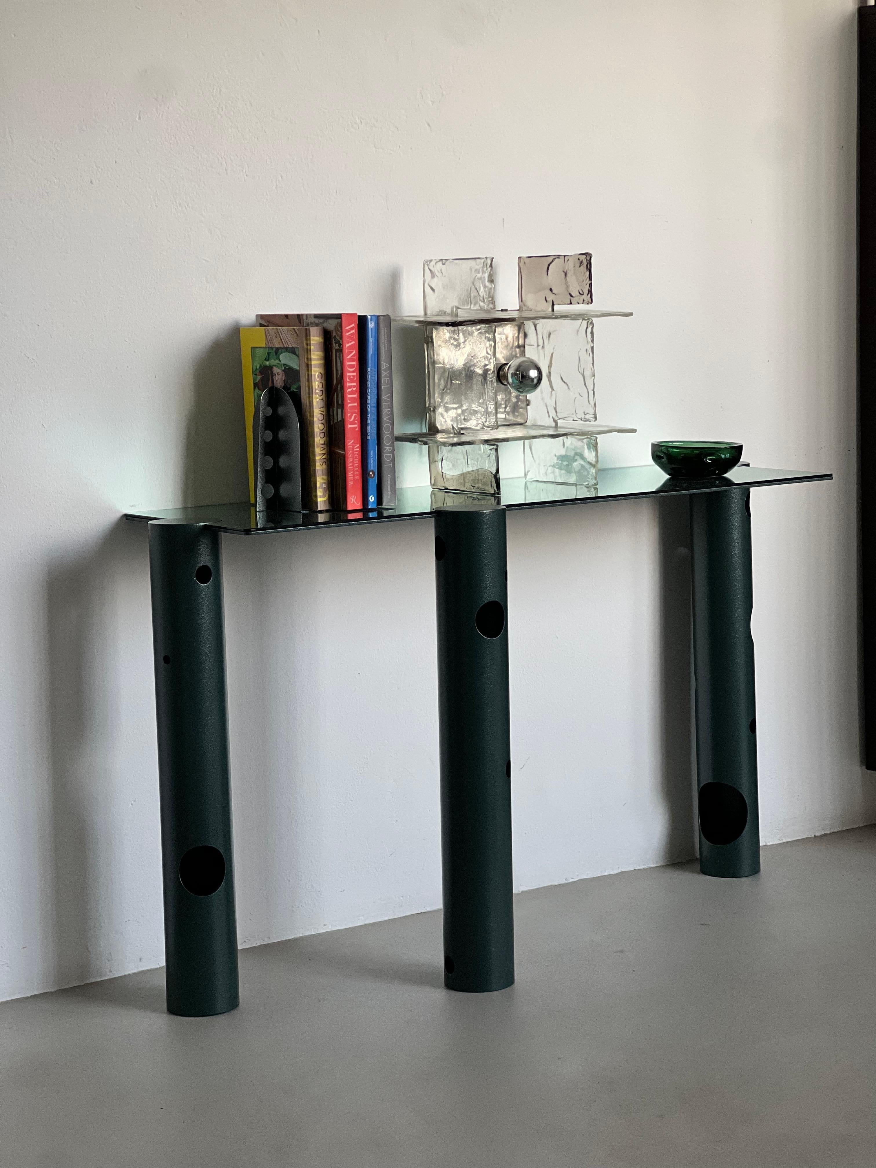 Credenza contemporanea Greene & Greene & Greene & Specchio di Spinzi, Industrial Chic in vendita 8