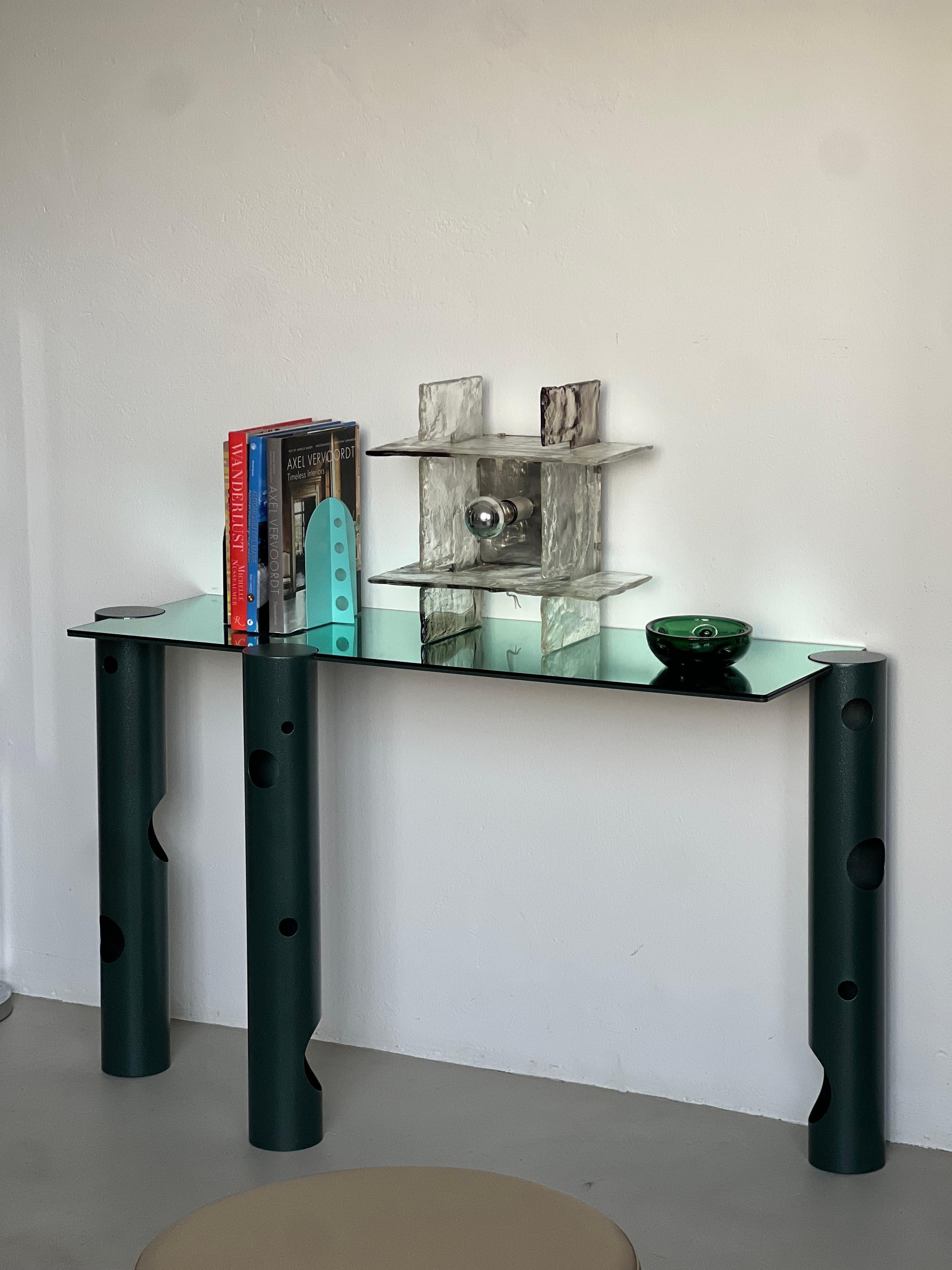 Credenza contemporanea Greene & Greene & Greene & Specchio di Spinzi, Industrial Chic in vendita 9
