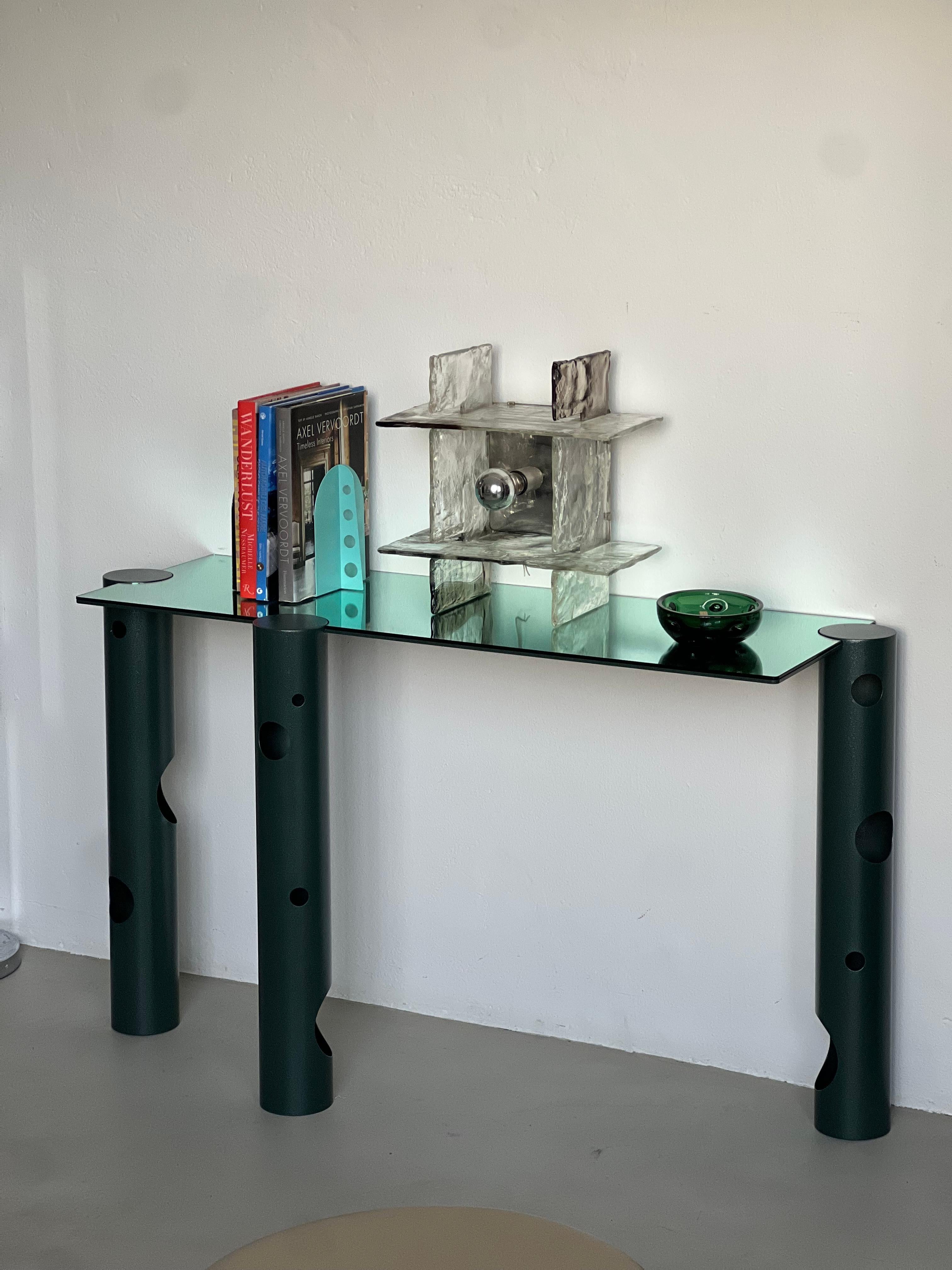 Credenza contemporanea Greene & Greene & Greene & Specchio di Spinzi, Industrial Chic in vendita 10